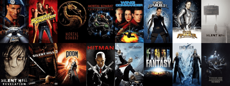 Übersicht Spieleverfilmungen